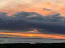 Sunset over widemouth bay