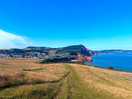 View of the whole site from the coast path