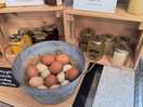 Good choice of fresh eggs for sale.