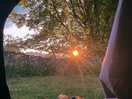 My perfect sunrise view from my tent at 5 am