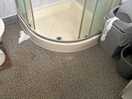 Dirty well worn flooring