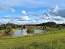 View of the fishing lake