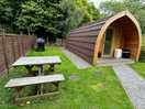 Outside with seat and bbq