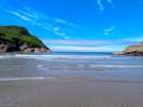 Watermouth harbour beach, low tide