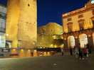 The old city at night