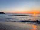 Sunset over sennen cove