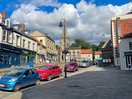 Main street of town