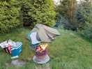 Decent sized pitches with space between so you don't feel on top of other campers
