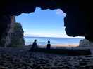 Exploring the caves
