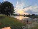 By lake