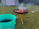 Fire pit. pitch was probably more than double the size of this photo