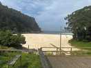 View from the cafe to the beach