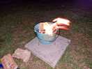 Bbq and fire allowed in firepot.