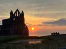 Whitby abbey a short walk or cycle away