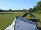 My set up looking across the site