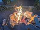 Sat around the fire