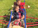 Kids enjoyed having the whole field to themselves