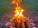 Our awesome campfire.