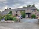 The entrance to the barn campsite