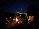Great company with fire & friends