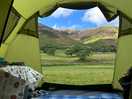 View form the tent
