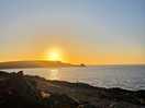 Amazing sunset views only a couple of minutes walk from main site.