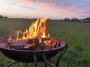 Evening campfire