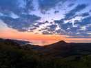 Sunset in coombe martin the great hangman