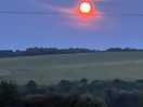 Full moon over site