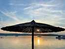 Sonnenuntergang vor derbeach bar