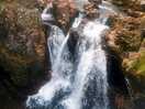 Walked along foot of ben nevis next to site following the river into the valley