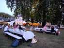 Community bbq, wine and cheese evening.