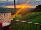 Evening sunset view