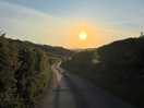 Sunrise outside the campsite
