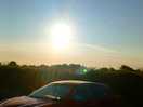 Sun rise at stretton hall camping
