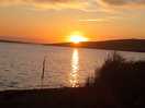 Stunning sunset with view over chesil beach whilst enjoying an evening dog walk in july 2025