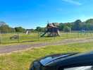 Children’s play park, we stayed directly opposite, easy to pitch up large space and flat area.