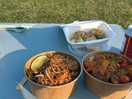 Thai food from food truck round the corner