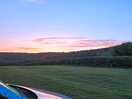 Sun setting