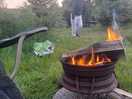 Lovely evening log fire