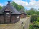 Wood cabin stays