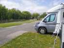 Good size, level pitches at milm lane campsite, porthleven