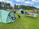 Camping with motorcycles