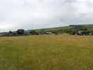 Panoramic of the bell tent and field