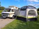 Well sized hard standing pitch with plenty in of room for the awning