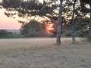 Sunset.