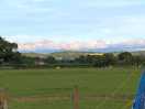 View from the campsite to beeston castle