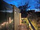 Well lit toilet / shower cubicle