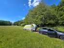 Setting up - car not aloud to stay on pitch. in wetter times, no vehicle access to the pitches