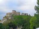 Castle overlooking the campsite.